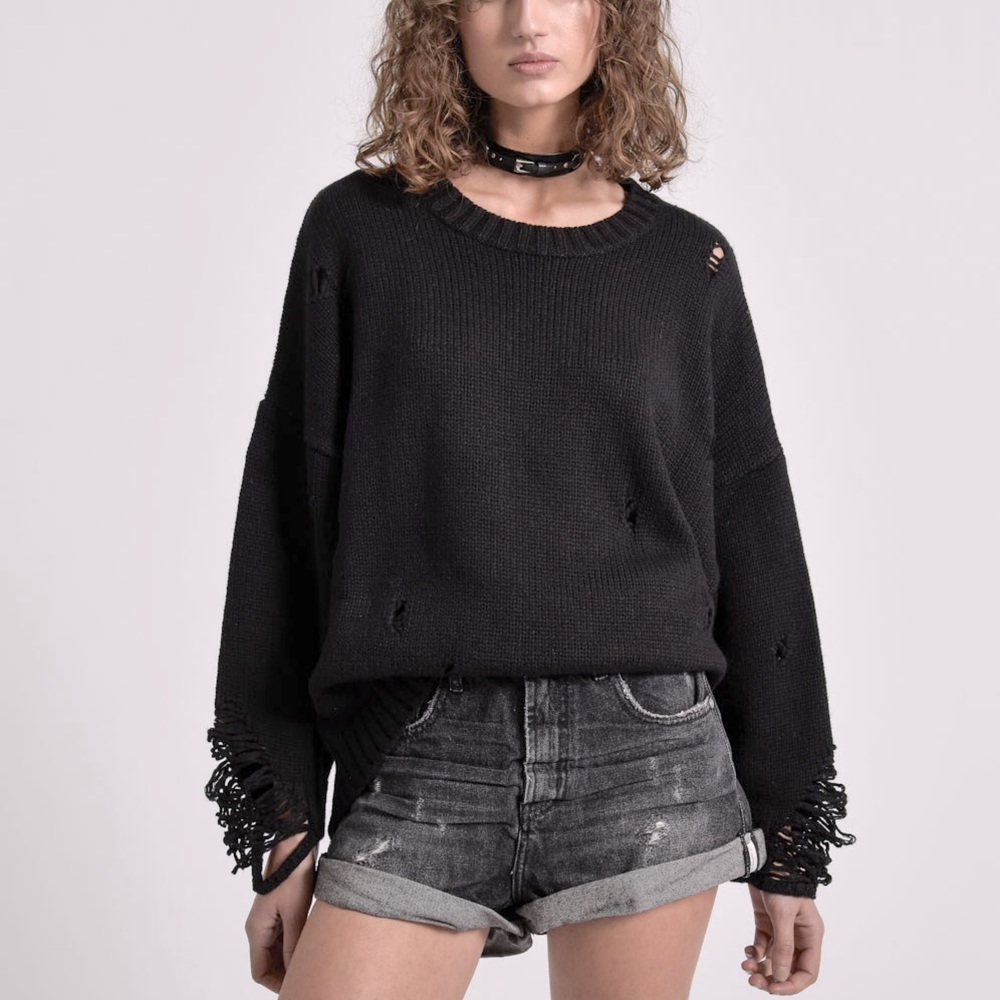 NWT! - One Teaspoon | Laddered Cashmere Knit